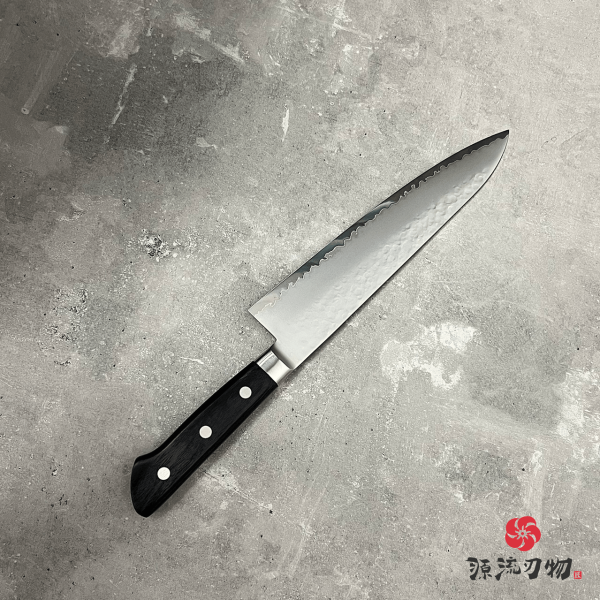 山脇刃物 義弘作 VG-5 槌印 牛刀 210mm (附原廠刀鞘)：圖片 4