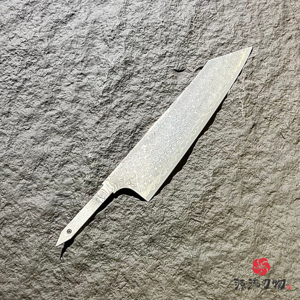 二唐刃物暗紋SG2粉末鋼切付牛刀240mm 刀條| 源流刃物