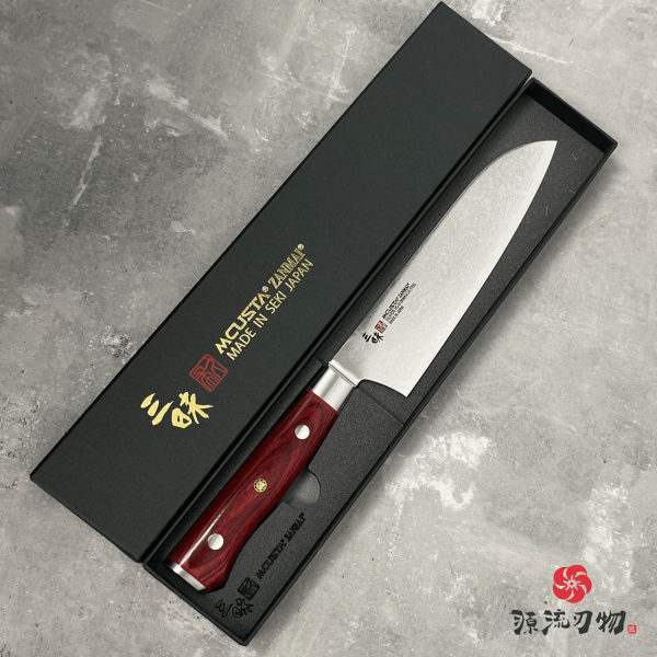三昧  ZANMAI  紅蓮 33層大馬士革 VG10  三德刀 180mm