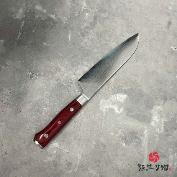 三昧  ZANMAI  紅蓮 33層大馬士革 VG10  三德刀 180mm：圖片 4