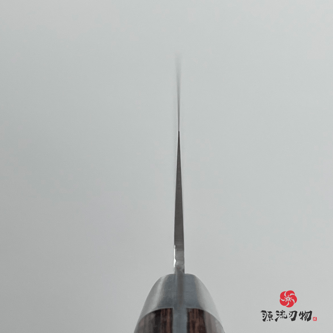 山脇刃物 義弘作 VG10 大馬士革 槌目 三德刀 180mm:圖片 6