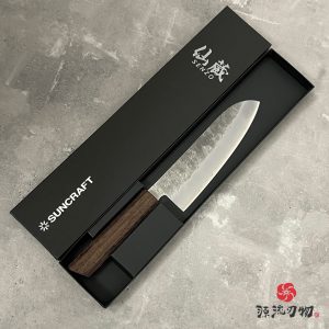 仙蔵  Senzo  梨地 銀三鋼 三德刀 165mm