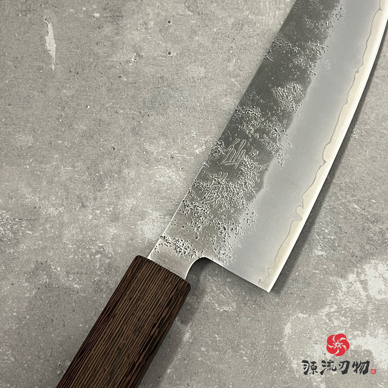 仙蔵 Senzo 梨地 銀三鋼 三德刀 165mm:圖片 5