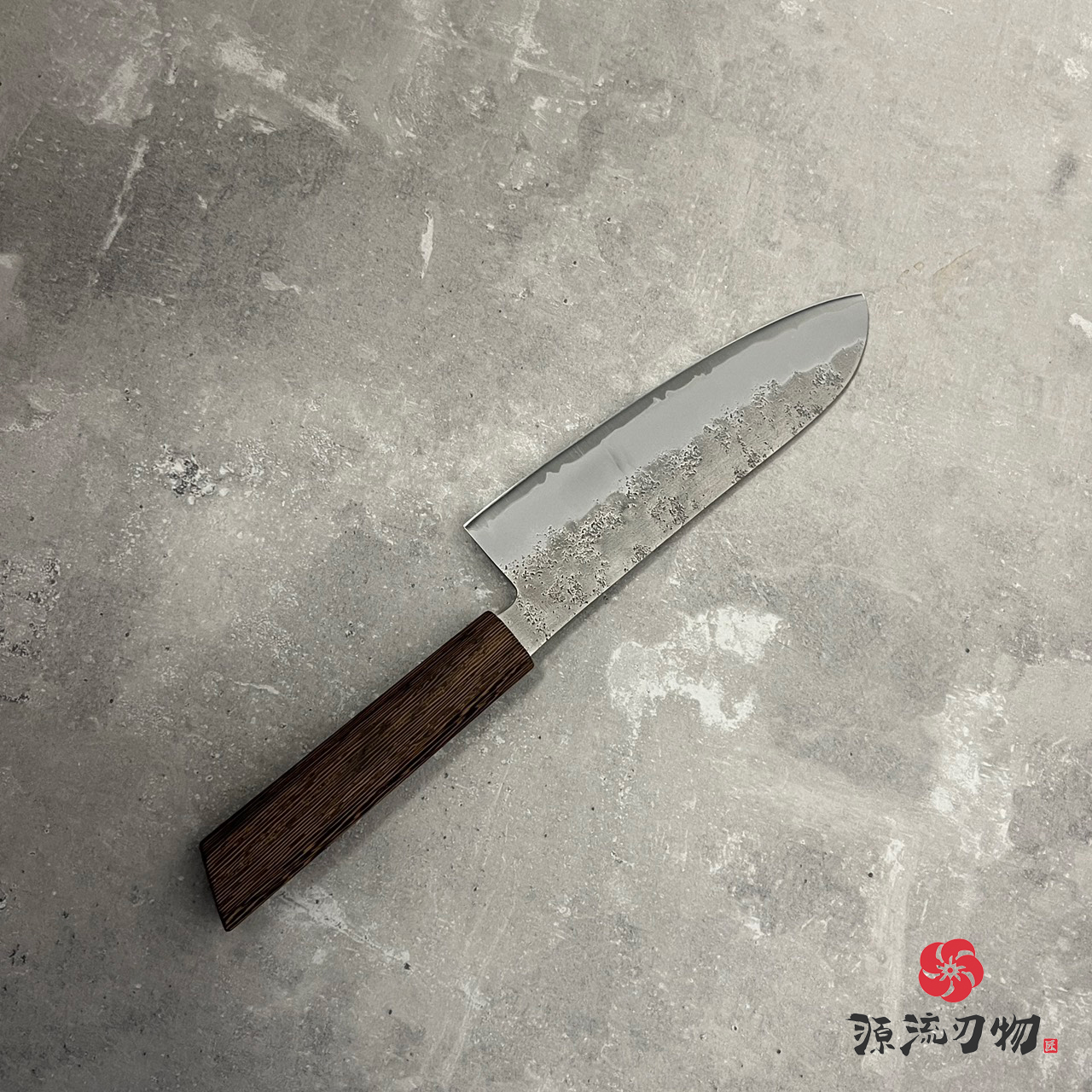 仙蔵 Senzo 梨地 銀三鋼 三德刀 165mm:圖片 4