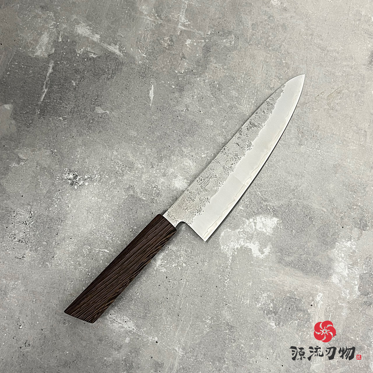 仙蔵 Senzo 梨地 銀三鋼 牛刀 200mm:圖片 2