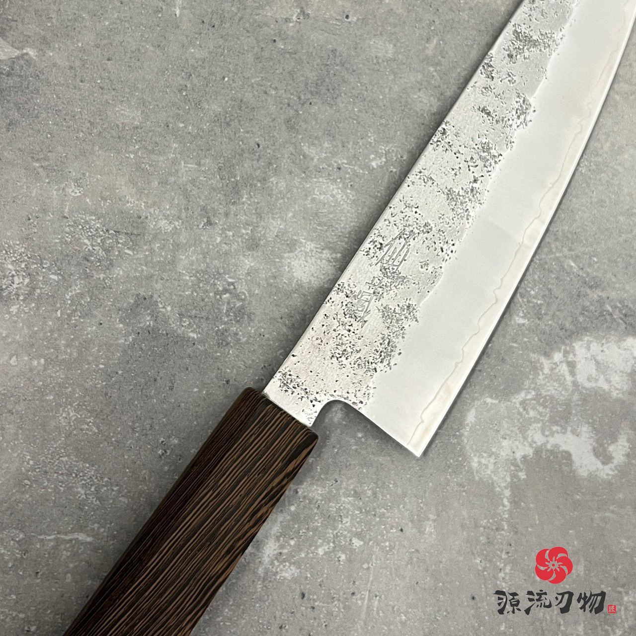 仙蔵 Senzo 梨地 銀三鋼 牛刀 200mm:圖片 4
