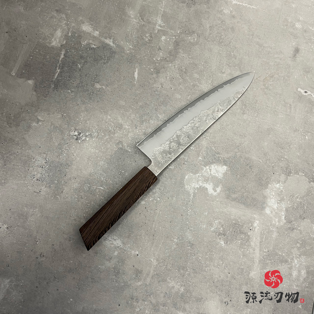 仙蔵 Senzo 梨地 銀三鋼 牛刀 200mm:圖片 5