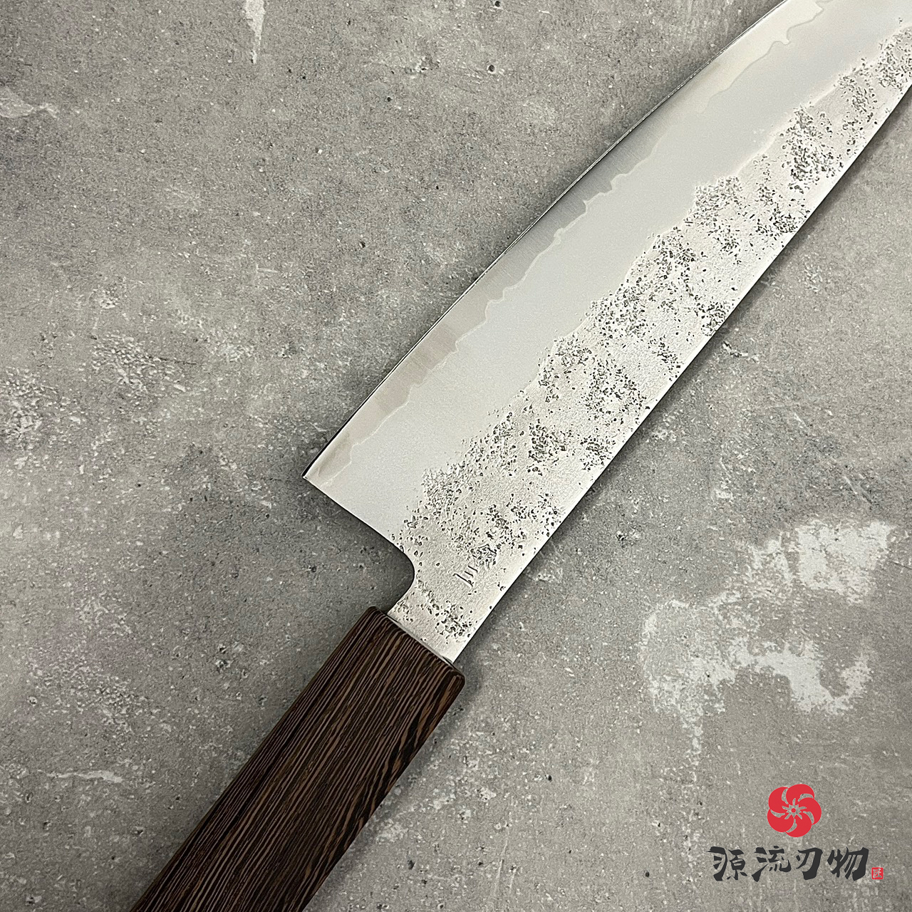 仙蔵 Senzo 梨地 銀三鋼 牛刀 200mm:圖片 3