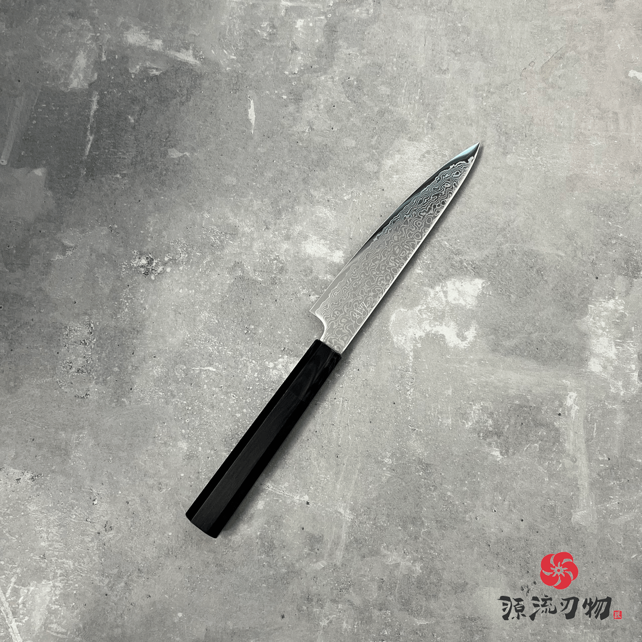 日本 吉田刃物 九佐吉作 ZA18 大馬士革 小刀 150mm:圖片 5